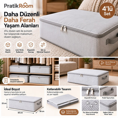 Çok Amaçlı Baza Altı, Çekyat Ve Dolap Organizeri